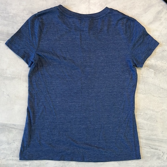 Forever 21 Tupac forPRESIDENT  Medium blue women’s cut T-shirt gold glitter SZ M - Picture 6 of 9